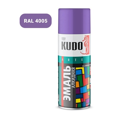 KU-1021 Эмаль унив. сиреневая 520 мл, KUDO