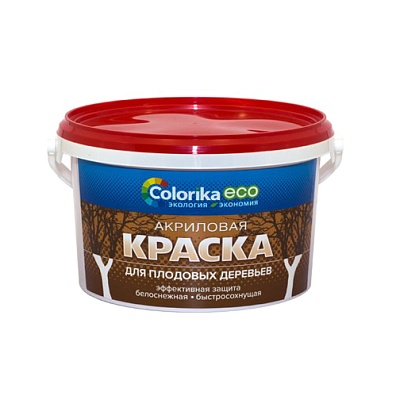 Краска "Colorika ЕСО" акриловая для плодовых деревьев 3 кг