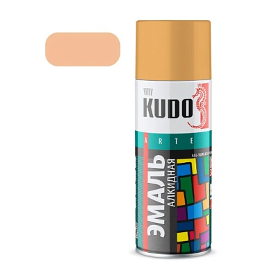 KU-1009 Эмаль унив. бежевая 520 мл, KUDO