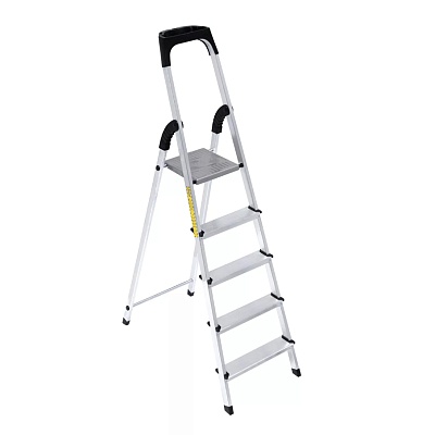 2105 Стремянка алюминиевая 5 ст, Sarayli