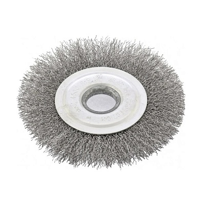<746647> Щетка для УШМ 150мм посадка 22.2 мм плоская, витая
