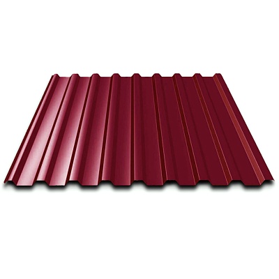 Профлист С20 3000*1150*0,35мм. RAL 3005 Винно-красный