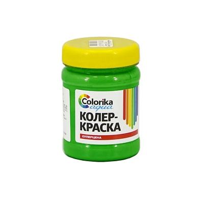 Колер-краска Colorika Aqua зелёная 0,3 кг