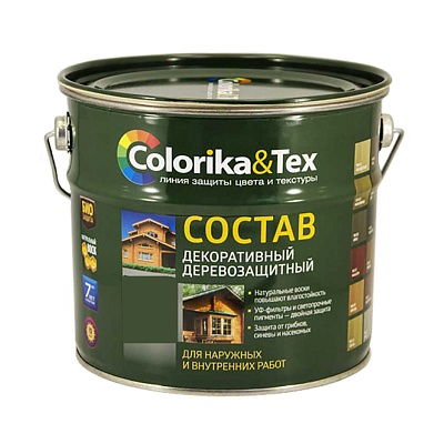 Состав деревозащитный Colorika & Tex дуб 2,7 кг