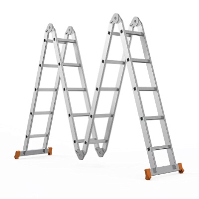 4705 Лестница алюминиевая трансформер 4*5, Sarayli