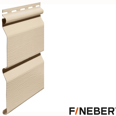 Сайдинг FineBer Standart Слоновая кость 3,66х0,205 (16шт/уп)