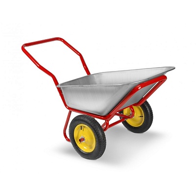 Тачка сад 2 кол цел.ручка 150кг/65л 0,6мм (RK 4.00*6 втулка D 16) (170068)