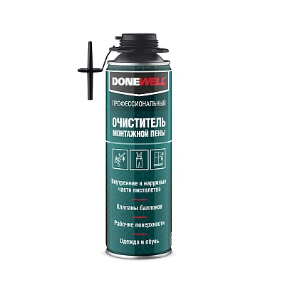 ОЧИСТИТЕЛЬ МОНТАЖНОЙ ПЕНЫ DONEWELL 650 МЛ