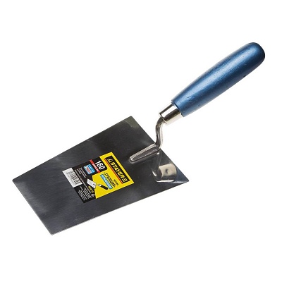 <0830-16> Кельма STAYER "PROFI", "трапеция", нержавеющее полотно, деревянная рукоятка, 160мм