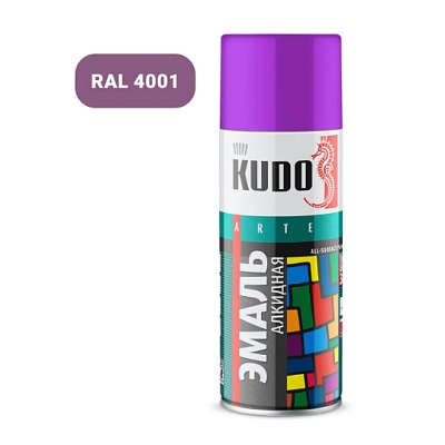 KU-1015 Эмаль унив. фиолетовая 520 мл, KUDO