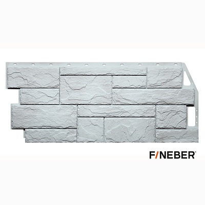 Фасадная панель FineBer Камень природный жемчужный 972*420