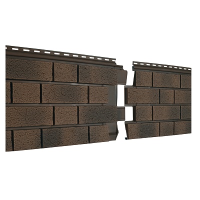 Фасад. панель "Ст-Хаус" Клинкер балтик магма (15шт/уп)(ЮП) 1950х292