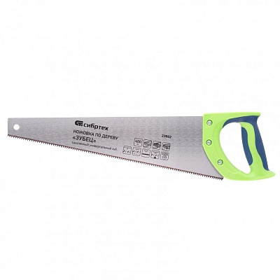 <23802>Ножовка по дереву "Зубец", 400 мм, 7-8 TPI, зуб 2D, к