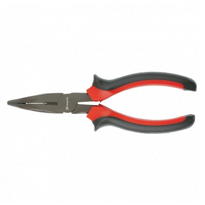 <17460> Длинногубцы Black Nickel "Matrix""Lux" 180мм,изол.ручки