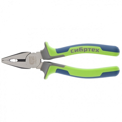 <17054> Пл-цы комб., 180 мм, фосфат., 3-х компонент. рукоятк