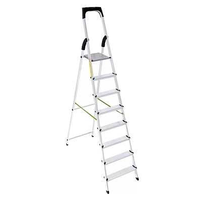 2108 Стремянка алюминиевая 8 ст, Sarayli