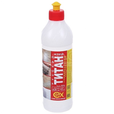 КЛЕЙ ПОЛИМЕРНЫЙ РУССКИЙ ТИТАН 0,25 Л
