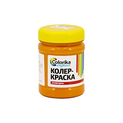 Колер-краска Colorika Aqua оранжевая 0,3 кг
