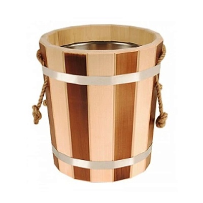 Запарник 12 л. с нержавеющей вставкой ЗЕБРА (Липа)