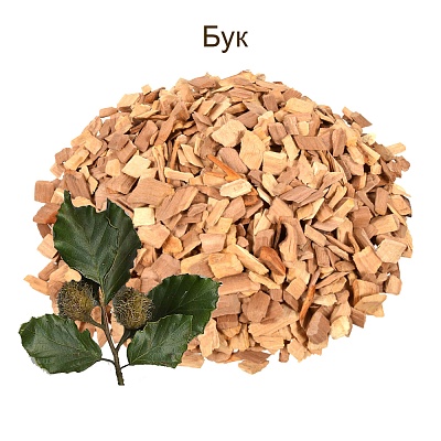 Щепа д/копчения "Бук", пакет 1л